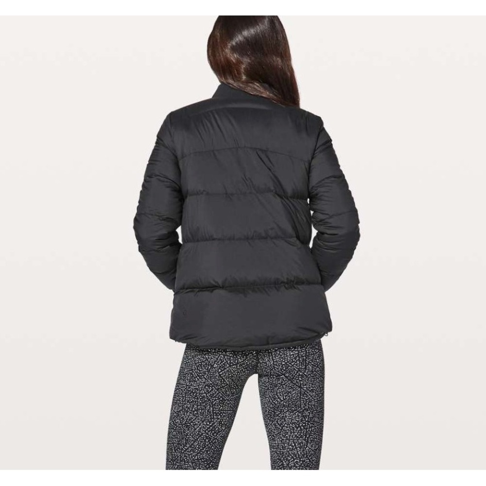Lululemon Weightless Wunder Jacket Black Goose Down Puffer Women Size 10 Quilted - Picture 9 of 13